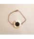 Bracelet en argent et Nacre ronde