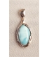 Pendentif argent et Larimar