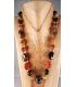 Collier multi pierres
