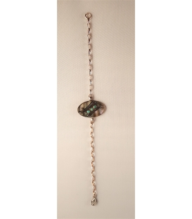 Bracelet en nacre et turquoise