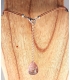 Collier perles bois et coquillage