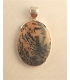 Pendentif en argent et pierre naturelle