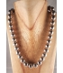 Collier en boules d'argent