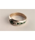 Bague anneau en malachite