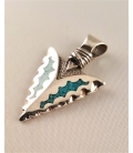 Pendentif pointe de fleche