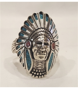 Bague chef indien