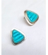 Boucles d'oreilles Zuni en turquoise