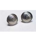 Boucles d'oreilles concho en argent
