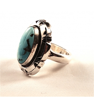 Bague avec turquoise