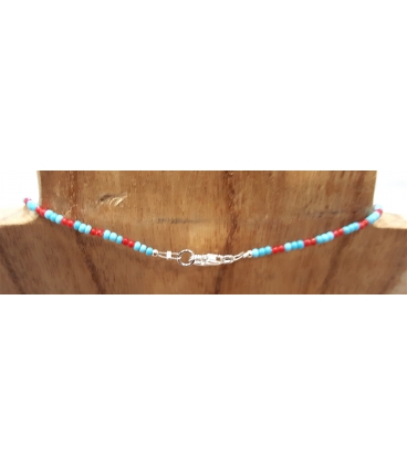 Collier turquoises et Jaspe