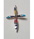 Croix en argent Zuni