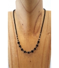 Collier en Obsidienne