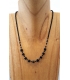 Collier en Obsidienne
