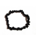 Bracelet en pierres d'obsidienne