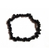 Bracelet en pierres d'obsidienne