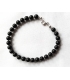 Bracelet en Obsidiennes rondes